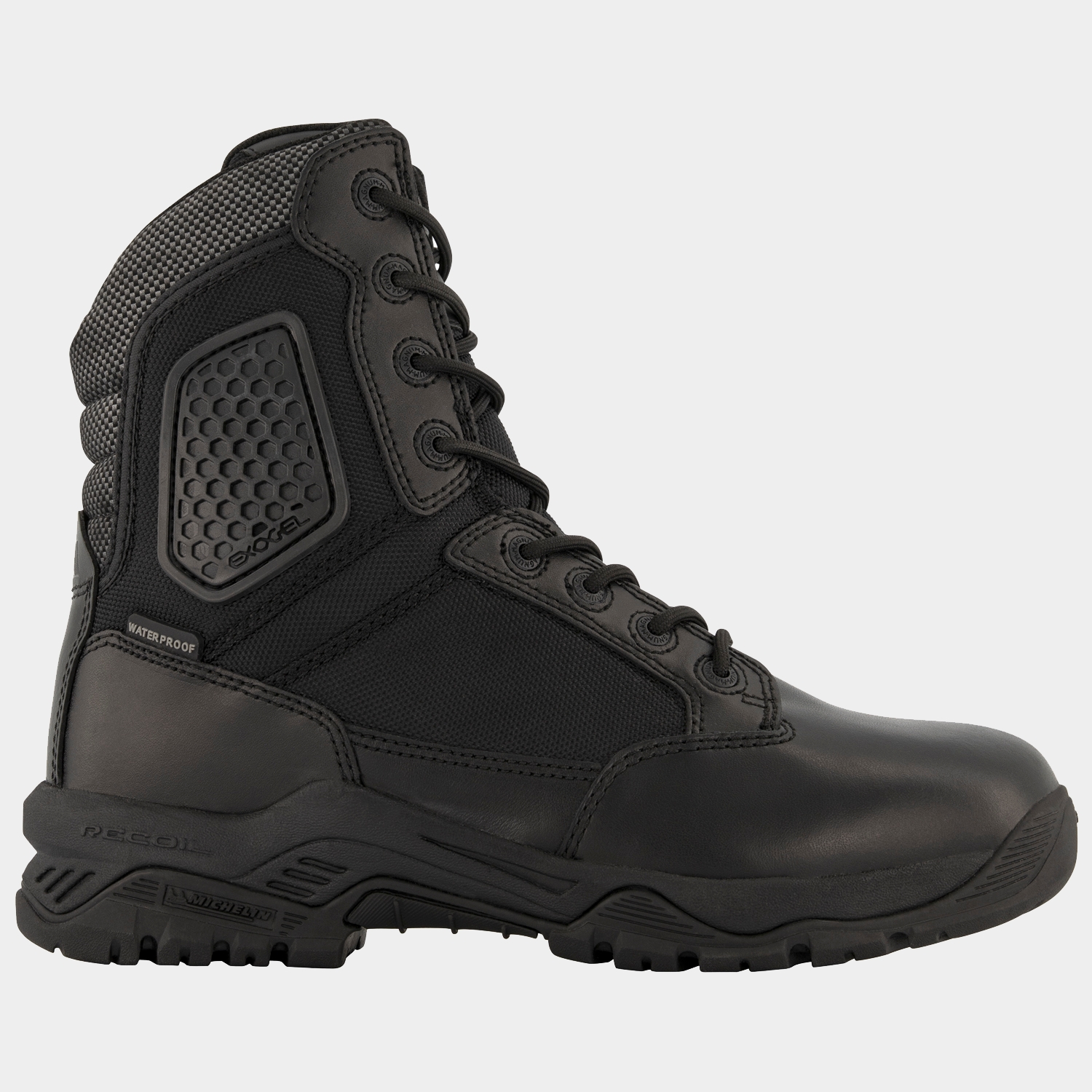 Magnum Strike Force 8.0 SZ WP zwart zijaanzicht