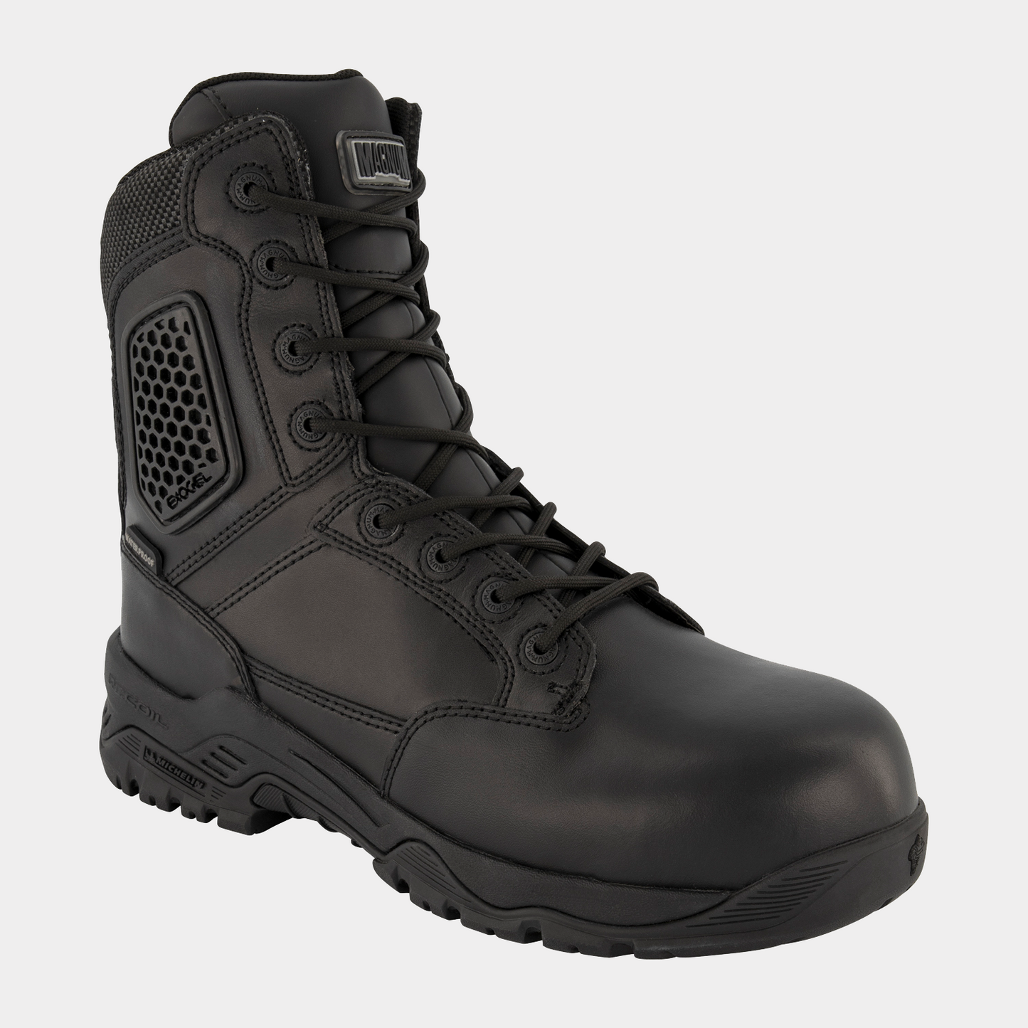 Magnum Strike Force 8.0 Leather CT CP SZ zwart schuin bovenaanzicht