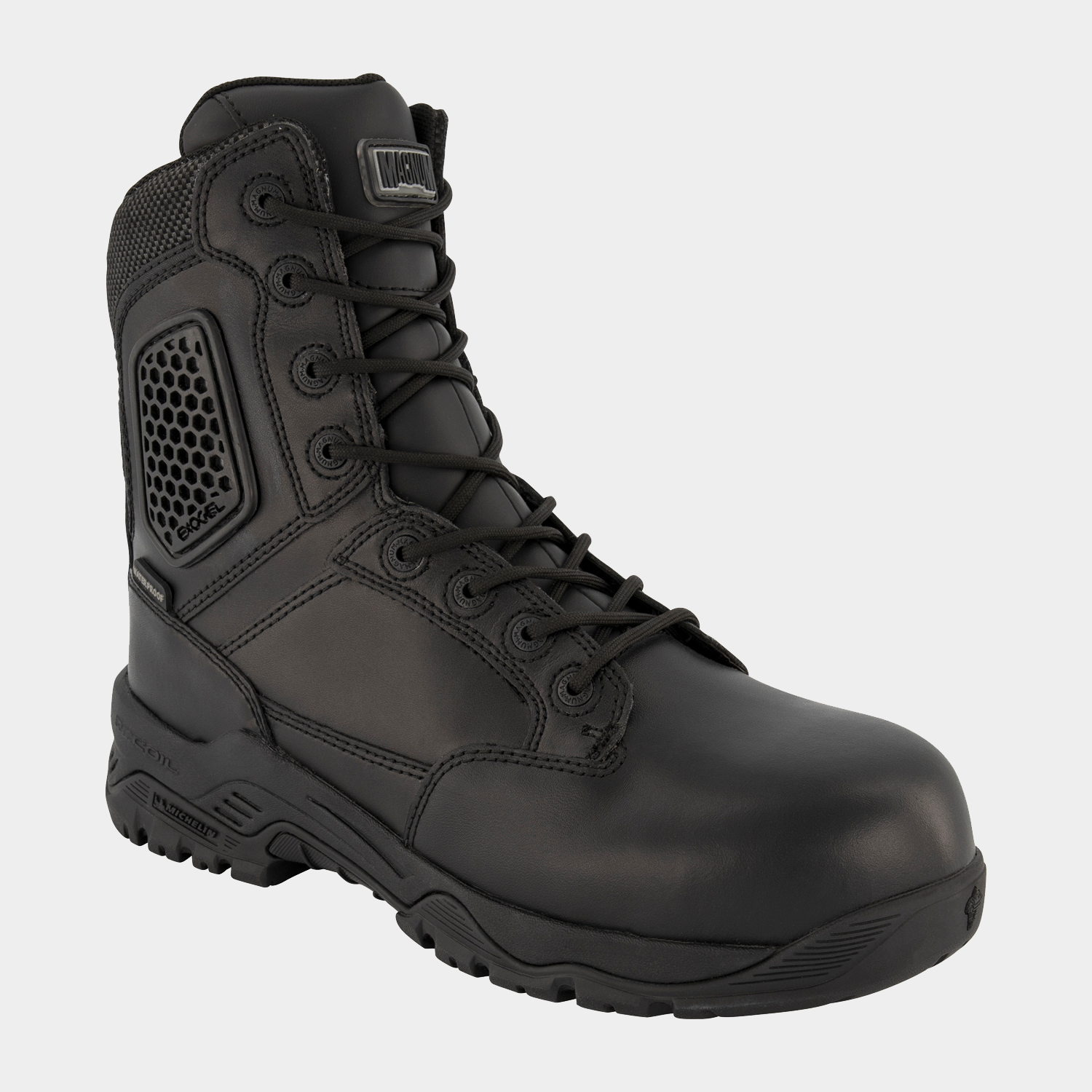 Magnum Strike Force 8.0 Leather CT CP SZ zwart schuin bovenaanzicht